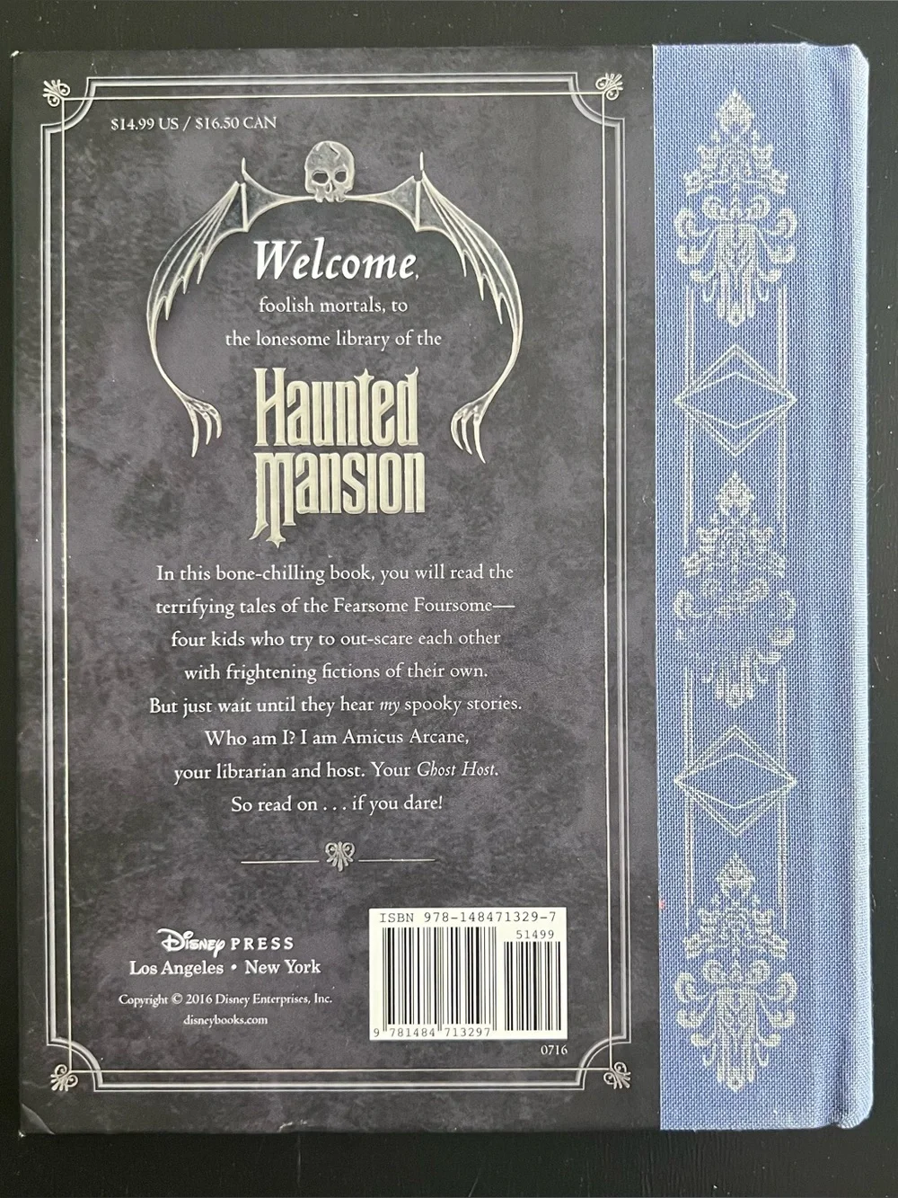 The Haunted Mansion and Welcome Foolish Mortals Book Lot Disneyland